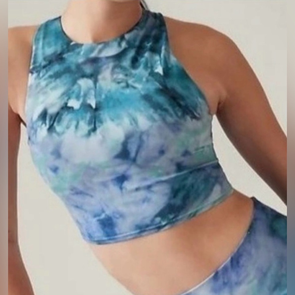 Athleta Conscious Crop Long Line Bra